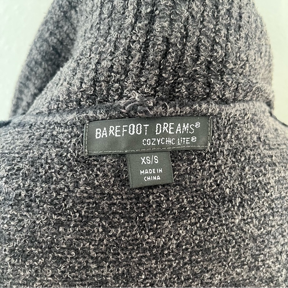 Barefoot Dreams CozyChic Lite Cardigan Grey Size XS/S - Picture 11 of 14